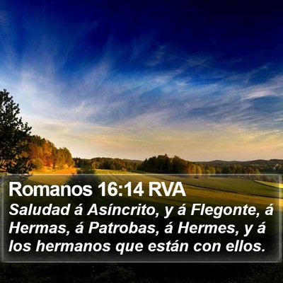 Romanos 16:14 RVA Bible Verse Image
