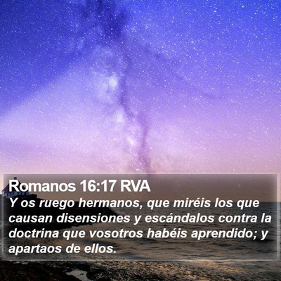 Romanos 16:17 RVA Bible Verse Image