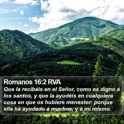 Romanos 16:2 RVA Bible Verse Image