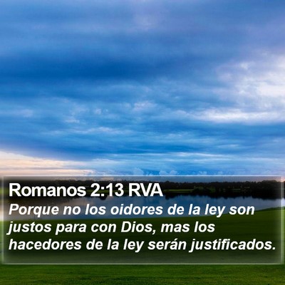 Romanos 2:13 RVA Bible Verse Image