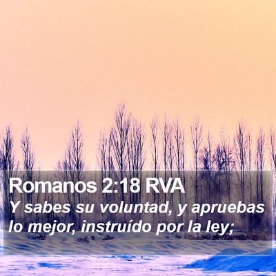 Romanos 2:18 RVA Bible Verse Image