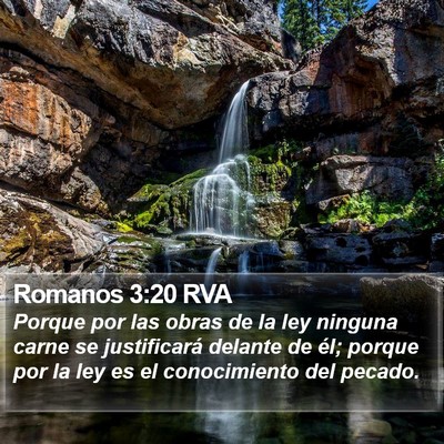 Romanos 3:20 RVA Bible Verse Image