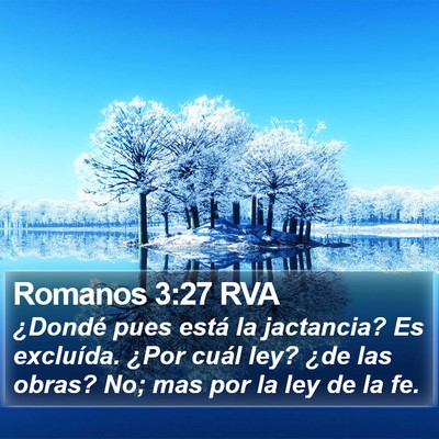 Romanos 3:27 RVA Bible Verse Image