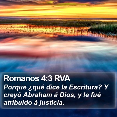 Romanos 4:3 RVA Bible Verse Image