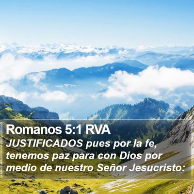 Romanos 5:1 RVA Bible Verse Image