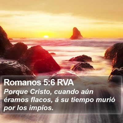 Romanos 5:6 RVA Bible Verse Image