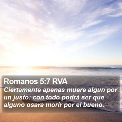 Romanos 5:7 RVA Bible Verse Image