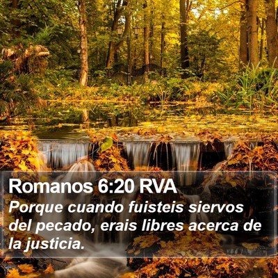 Romanos 6:20 RVA Bible Verse Image