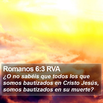 Romanos 6:3 RVA Bible Verse Image