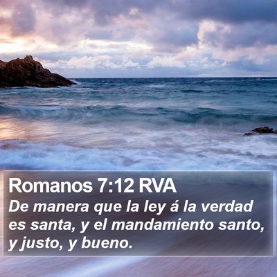 Romanos 7:12 RVA Bible Verse Image