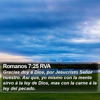 Romanos 7:25 RVA Bible Verse Image