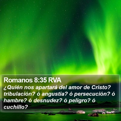 Romanos 8:35 RVA Bible Verse Image