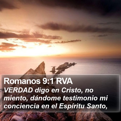 Romanos 9:1 RVA Bible Verse Image