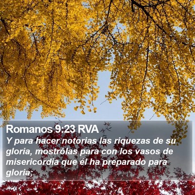 Romanos 9:23 RVA Bible Verse Image