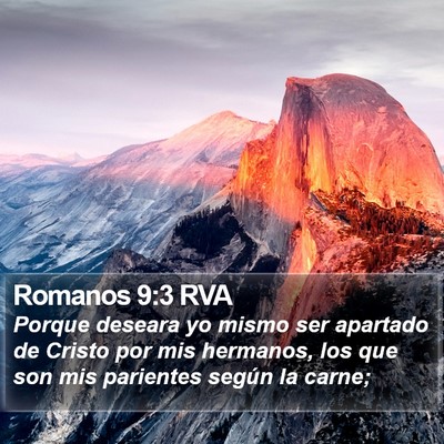 Romanos 9:3 RVA Bible Verse Image