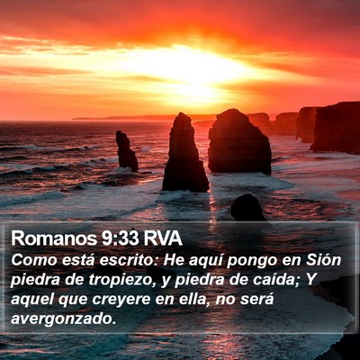 Romanos 9:33 RVA Bible Verse Image