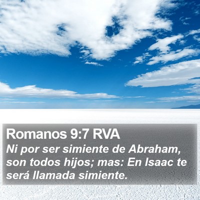 Romanos 9:7 RVA Bible Verse Image