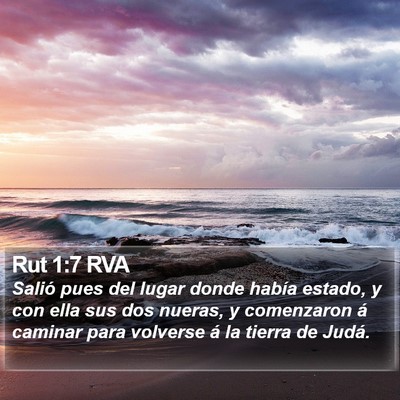 Rut 1:7 RVA Bible Verse Image