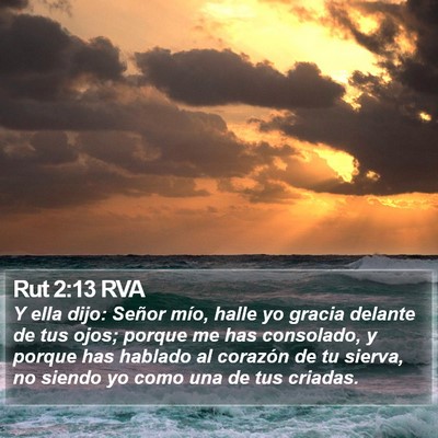 Rut 2:13 RVA Bible Verse Image