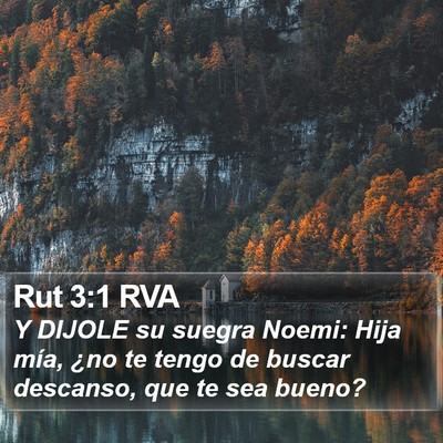Rut 3:1 RVA Bible Verse Image
