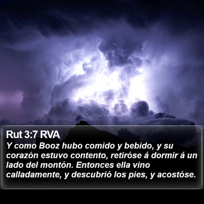 Rut 3:7 RVA Bible Verse Image