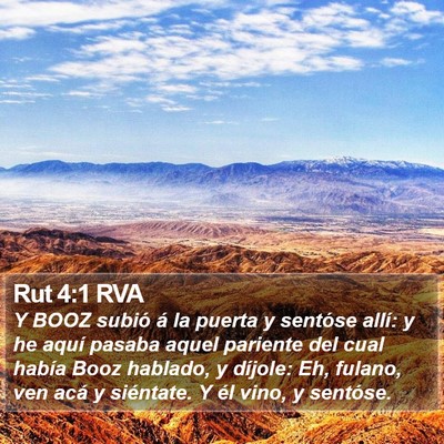 Rut 4:1 RVA Bible Verse Image