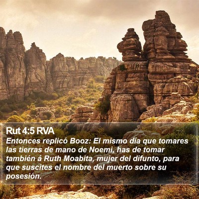 Rut 4:5 RVA Bible Verse Image