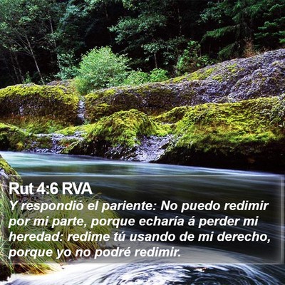 Rut 4:6 RVA Bible Verse Image