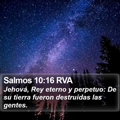 Salmos 10:16 RVA Bible Verse Image