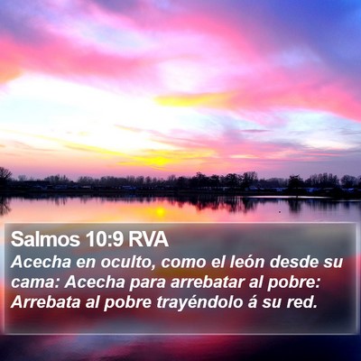Salmos 10:9 RVA Bible Verse Image