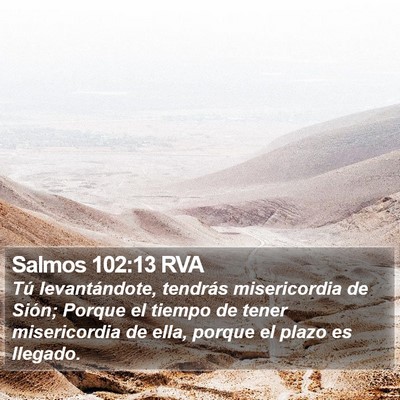 Salmos 102:13 RVA Bible Verse Image
