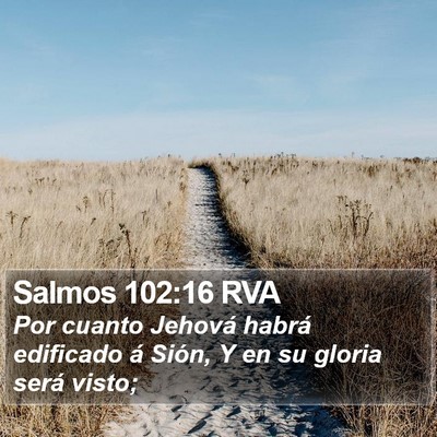 Salmos 102:16 RVA Bible Verse Image