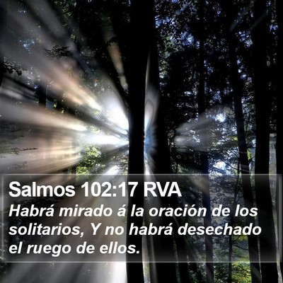 Salmos 102:17 RVA Bible Verse Image