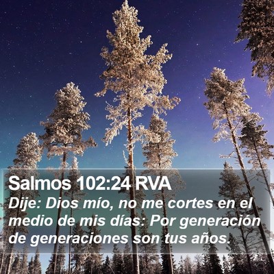 Salmos 102:24 RVA Bible Verse Image
