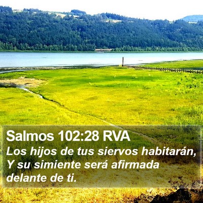 Salmos 102:28 RVA Bible Verse Image