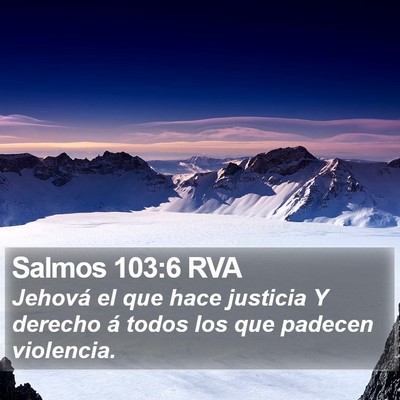 Salmos 103:6 RVA Bible Verse Image