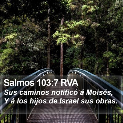 Salmos 103:7 RVA Bible Verse Image
