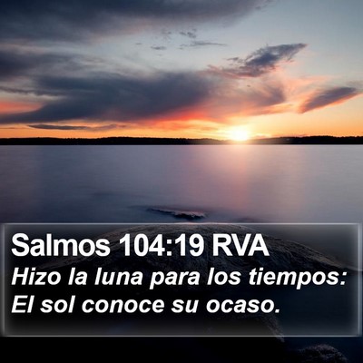 Salmos 104:19 RVA Bible Verse Image