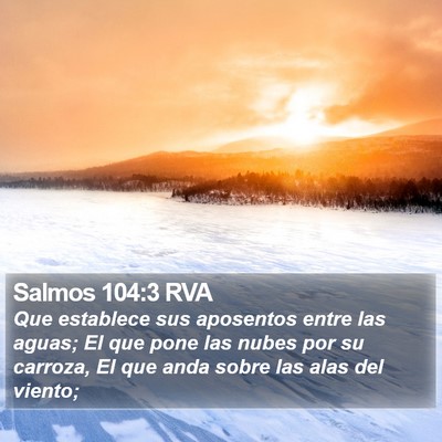 Salmos 104:3 RVA Bible Verse Image