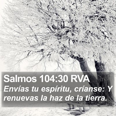 Salmos 104:30 RVA Bible Verse Image