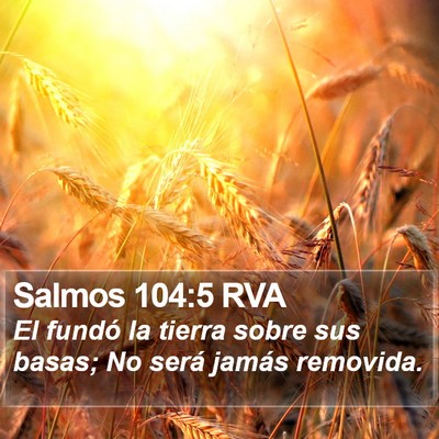 Salmos 104:5 RVA Bible Verse Image