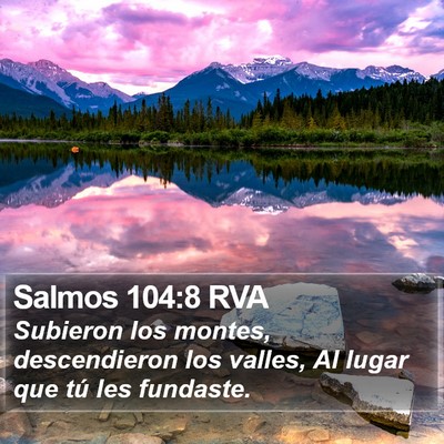 Salmos 104:8 RVA Bible Verse Image