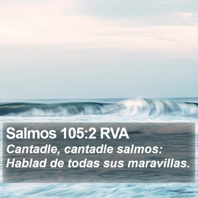 Salmos 105:2 RVA Bible Verse Image