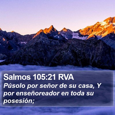 Salmos 105:21 RVA Bible Verse Image