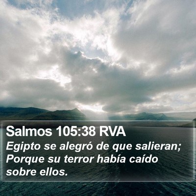 Salmos 105:38 RVA Bible Verse Image