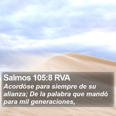 Salmos 105:8 RVA Bible Verse Image