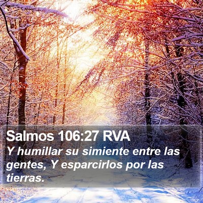 Salmos 106:27 RVA Bible Verse Image