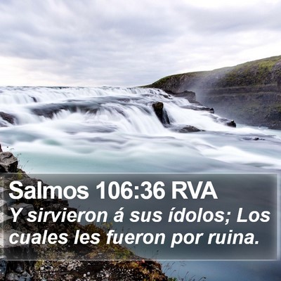 Salmos 106:36 RVA Bible Verse Image