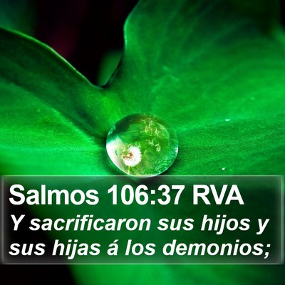 Salmos 106:37 RVA Bible Verse Image