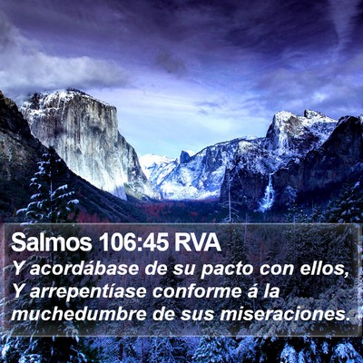 Salmos 106:45 RVA Bible Verse Image